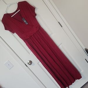 Burgundy Maxi Dress
